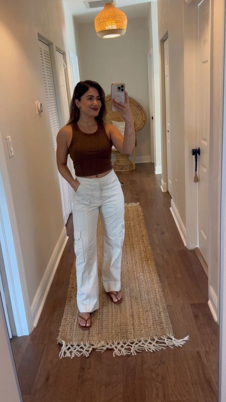 My favorite cargo pants are on CLEARANCE + an extra 15% OFF! They run TTS and are just so cute.

I have this tank in 6 colors and counting-love it!

Cargo pants, Abercrombie, Amazon fashion, Amazon finds, fall style, fall outfits, neutral style, petite, affordable outfits.

#LTKsalealert #LTKunder50 #LTKSale