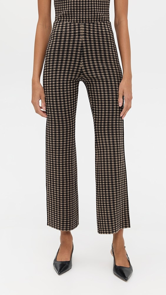 Gingham Flare Pants | Shopbop