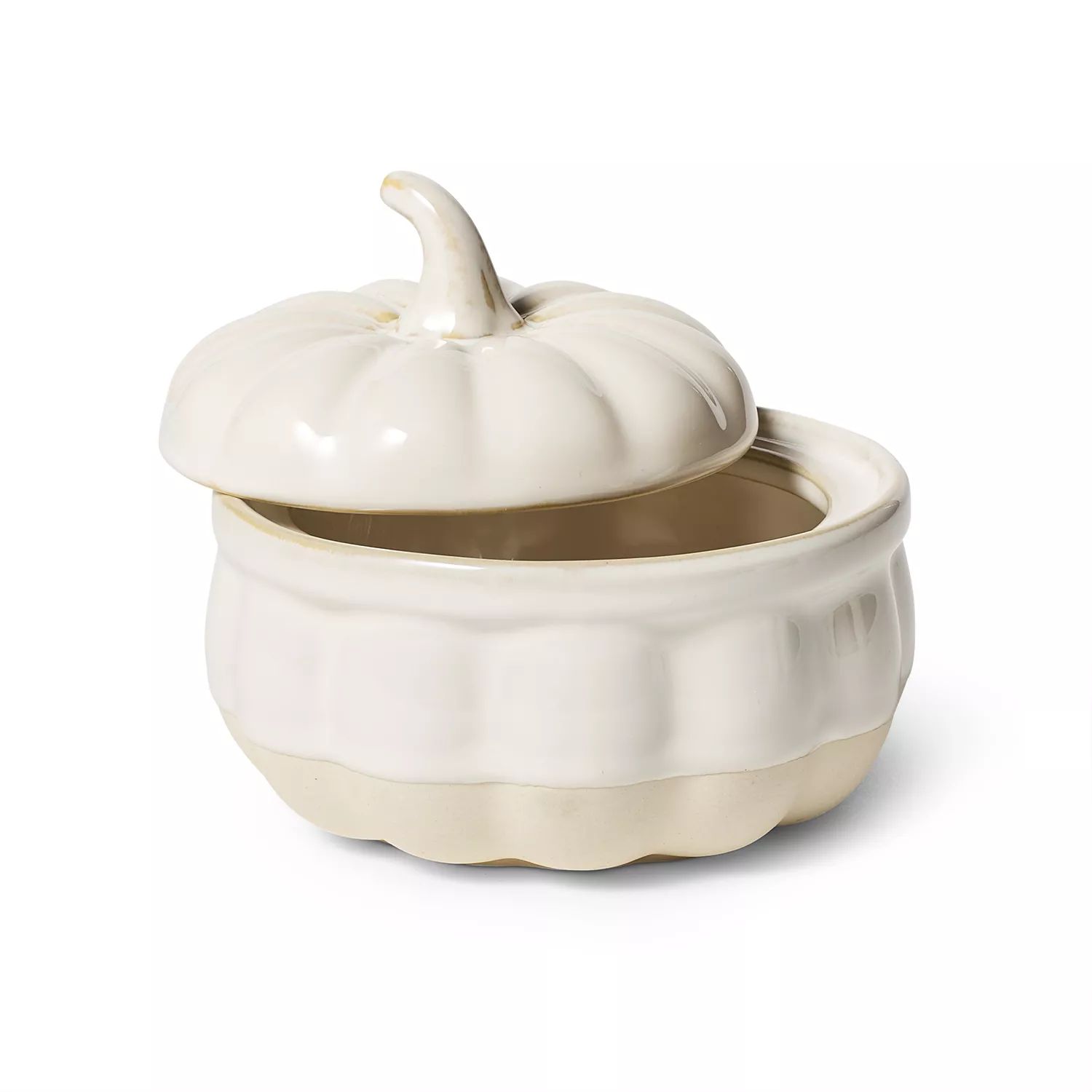 Sur La Table Reactive Glaze Pumpkin Bowl with Lid | Sur La Table