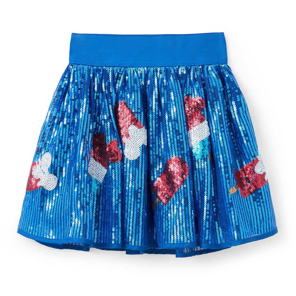Mickey Mouse Ice Cream Bar Americana Sequined Skirt for Girls | Disney Store