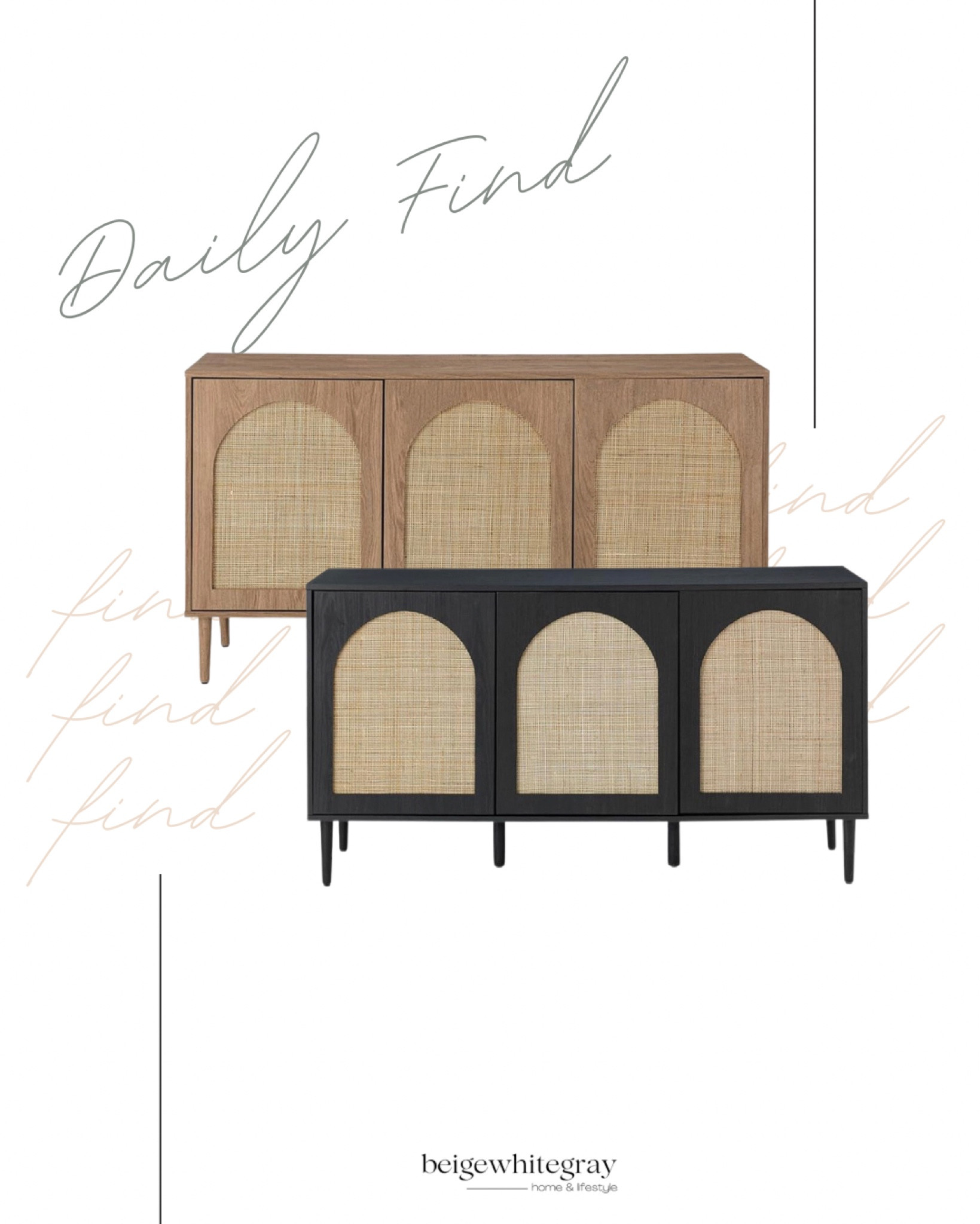 Loving these beautiful cabinets and the price is even better #ltkfinds furniture I’m loving. Sideboards I love. Rattan sideboard. 

#LTKhome