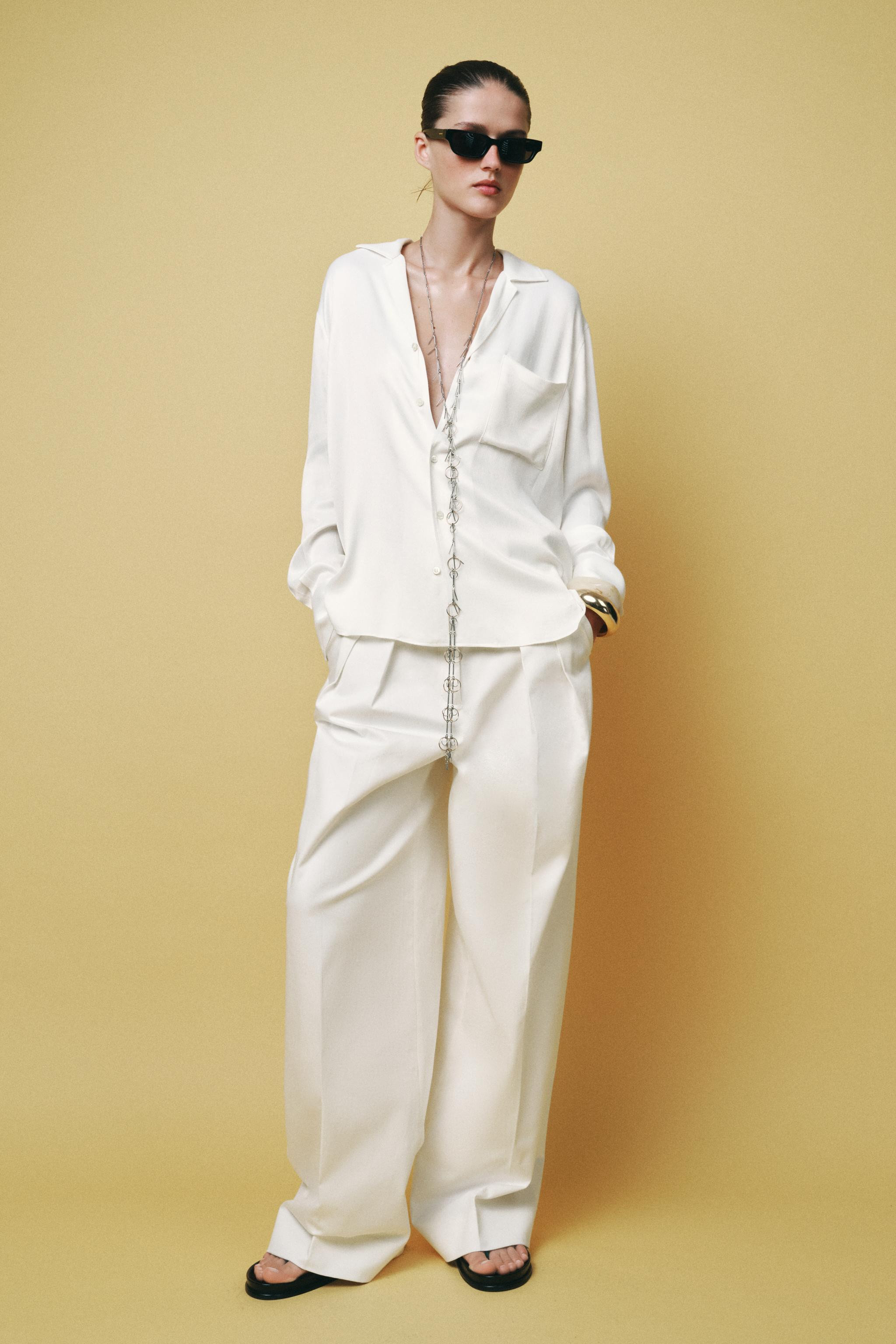 ZW COLLECTION OVERSIZED POCKET SHIRT | Zara US