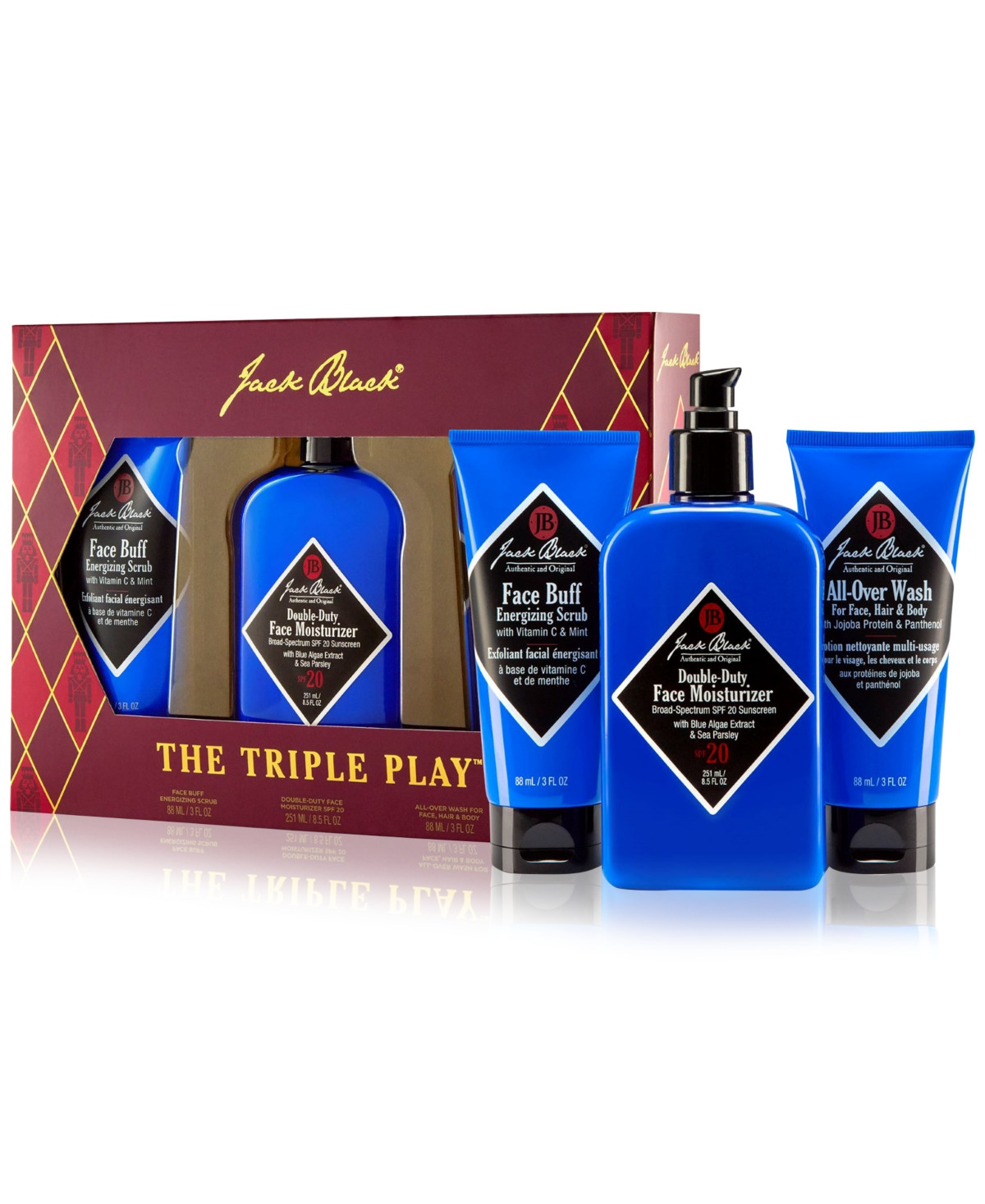 Jack Black 3-Pc. The Triple Play Set | Macy's