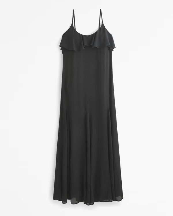 Ruffle Maxi Dress | Abercrombie & Fitch (US)