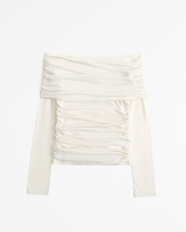 Long-Sleeve Foldover Top | Abercrombie & Fitch (US)