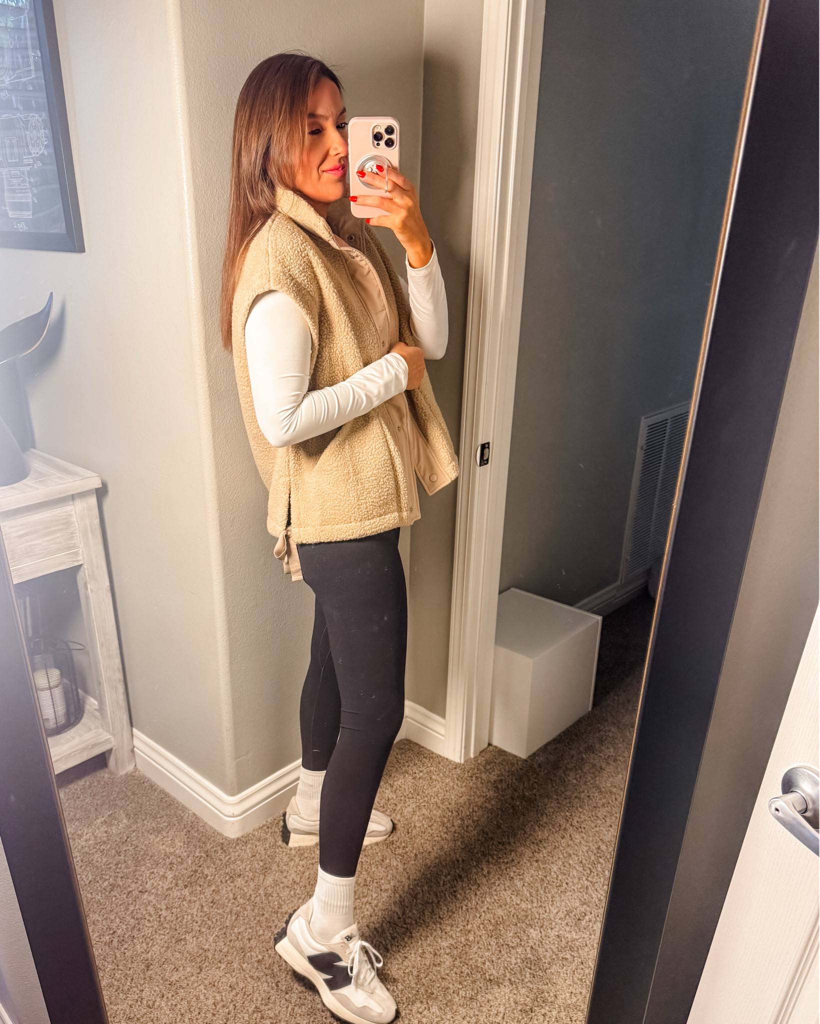 Size M long sleeve and leggings. Size S vest 

#LTKootd #LTKmomlife #LTKFindsUnder50