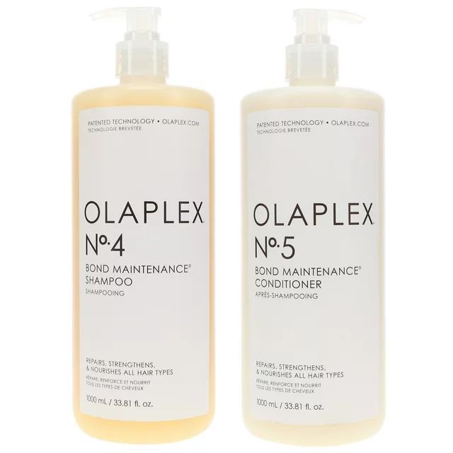 Olaplex Bond Maintenance No. 4 Shampoo and No. 5 Conditioner, 33.8 oz COMBO - Walmart.com | Walmart (US)