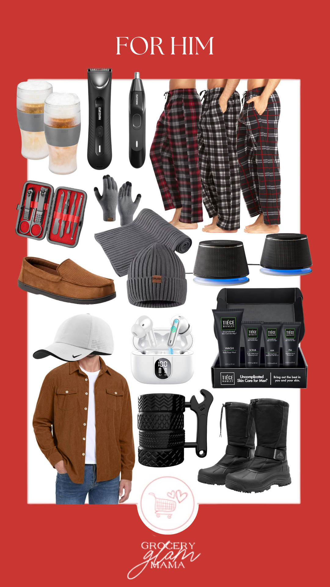 GIFT GUIDE: For him 🕶️🎄 From everyday essentials to cool tech and classic style picks like Nike hats, razors, speakers, and beer glasses, these gifts are perfect for any guy on your list! 

 #LTKGiftGuide #LTKFindsUnder50 #LTKMens