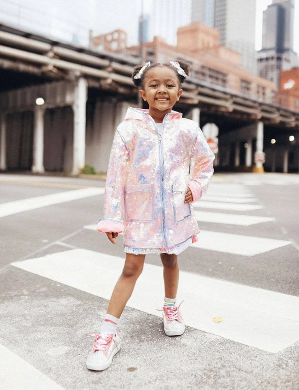 Paillette Magic Rain Jacket | Lola + The Boys