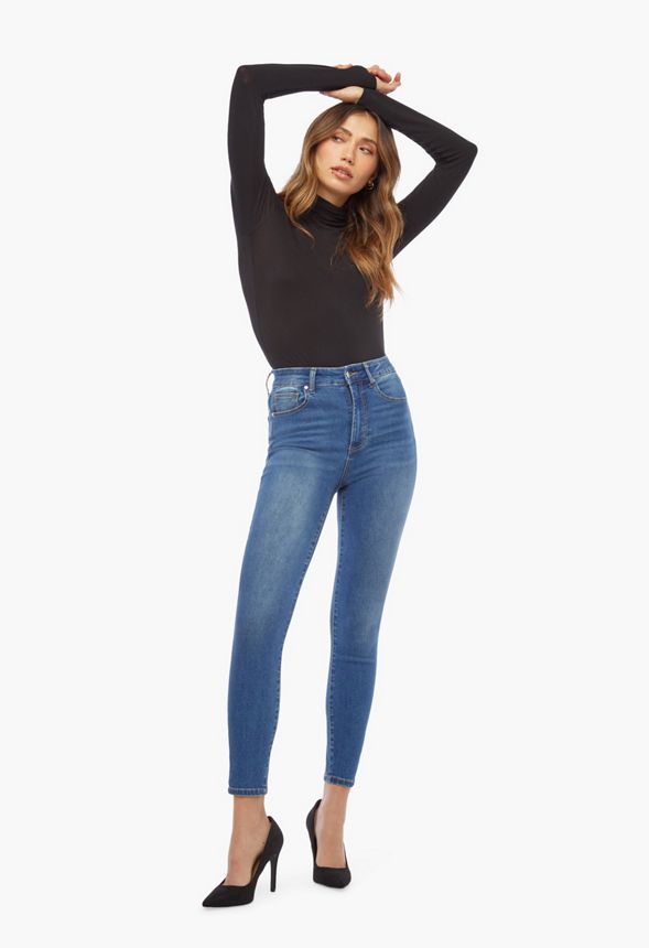 High Waisted Ultra Stretch Skinny Jeans | JustFab