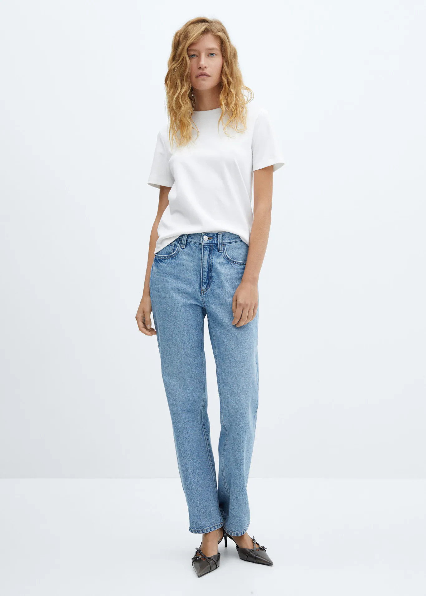 Premium cotton t-shirt | MANGO (US)