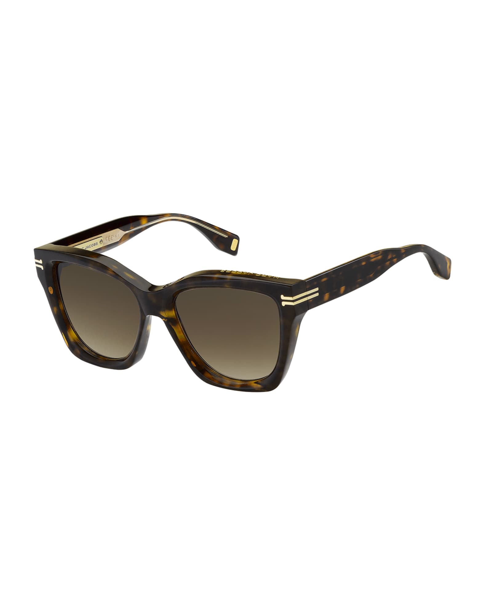 Oversized Square Acetate Sunglasses | Neiman Marcus