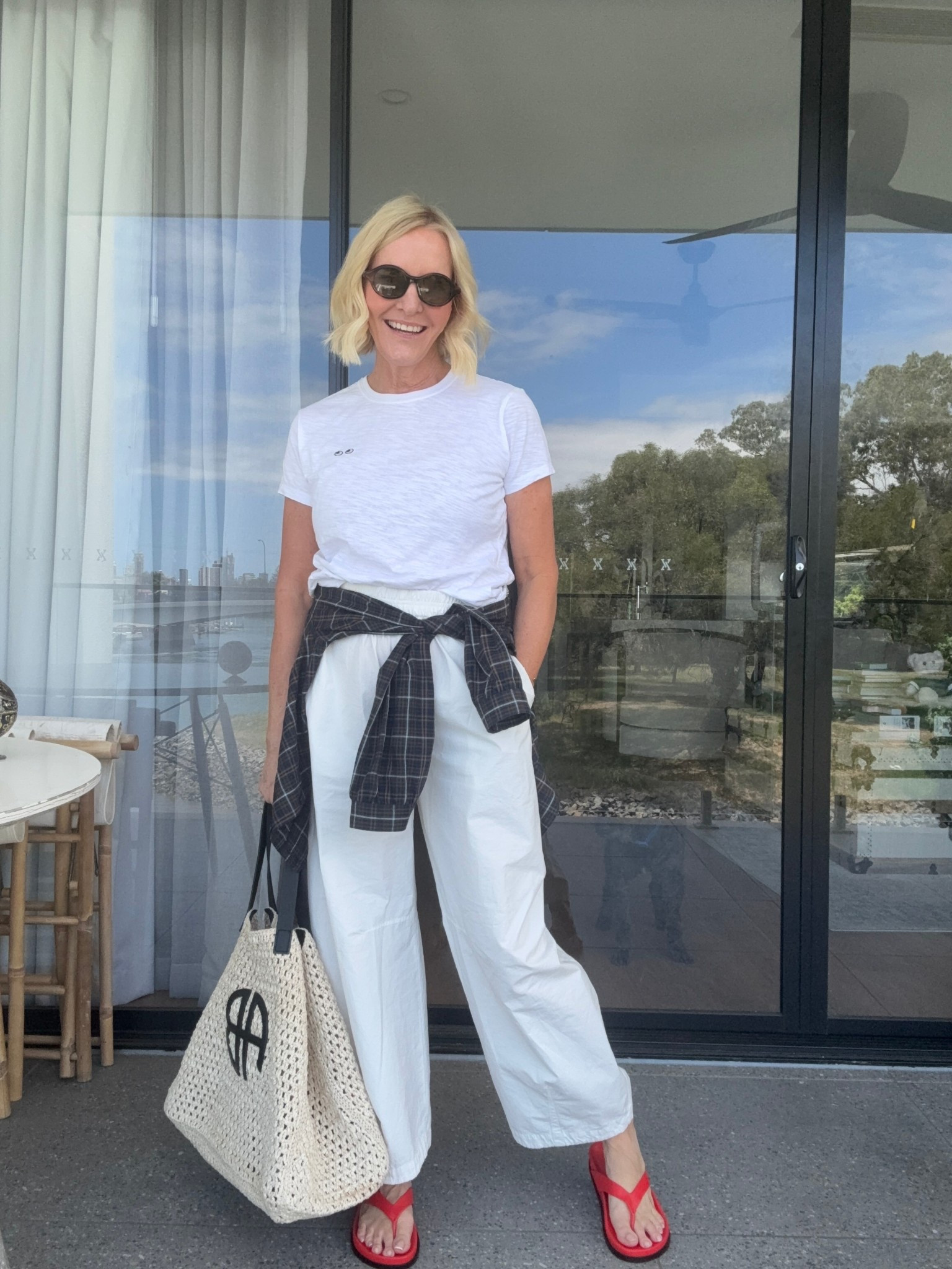 Every day outfit … living in these pants ❤️

Wearing a Medium in tshirt, a Size 8 in Lola barrel pants x 

#LTKaustralia #LTKover50style #LTKsummer