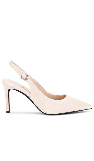 Kienna Pump in Beige Suede | Revolve Clothing (Global)