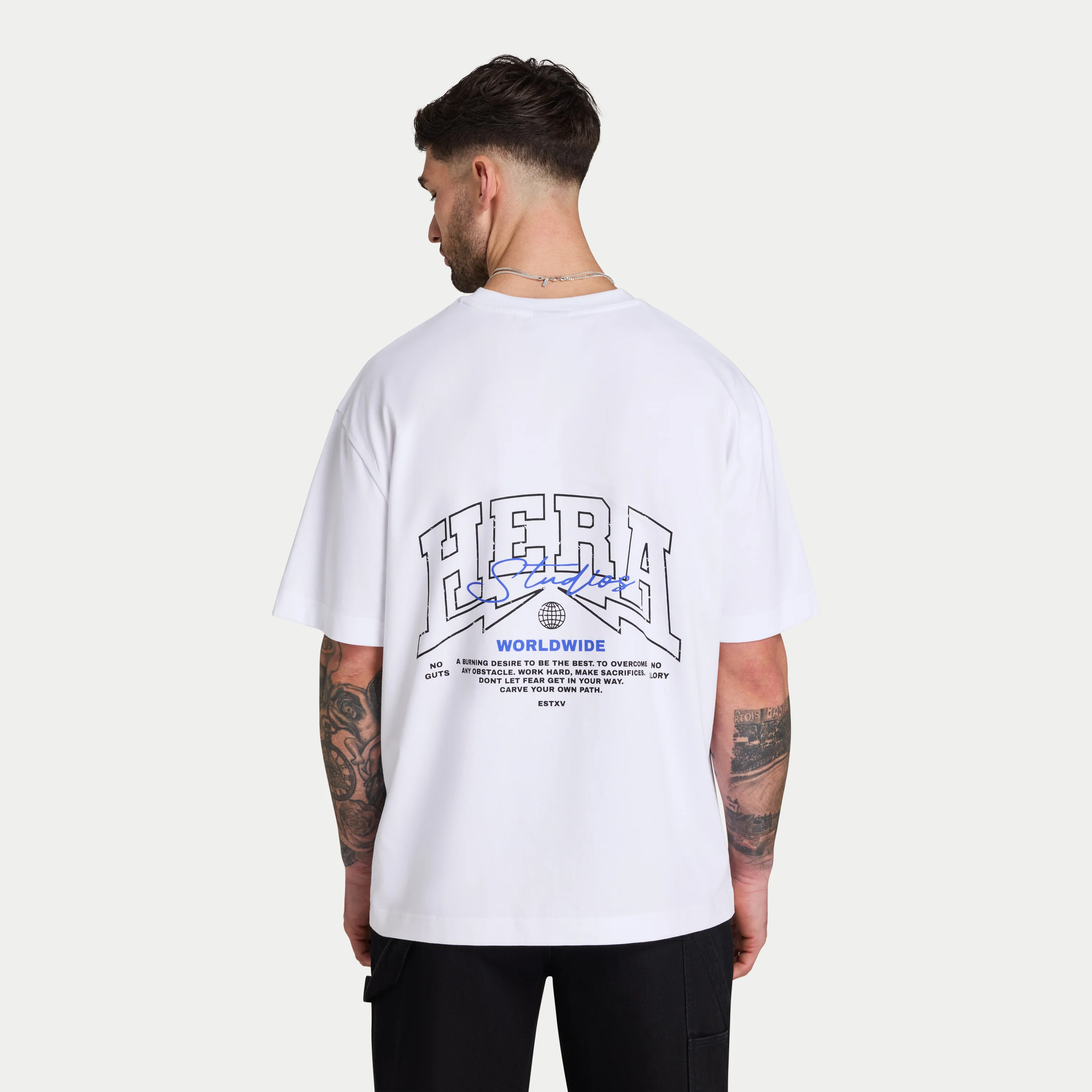 Mens Worldwide Oversized T-Shirt | HERA Clothing