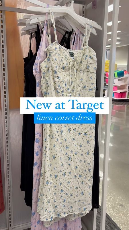 New Linen Corset Dress at Target 🩵

Also available in Black!



#LTKFindsUnder50 #LTKStyleTip #LTKVideo