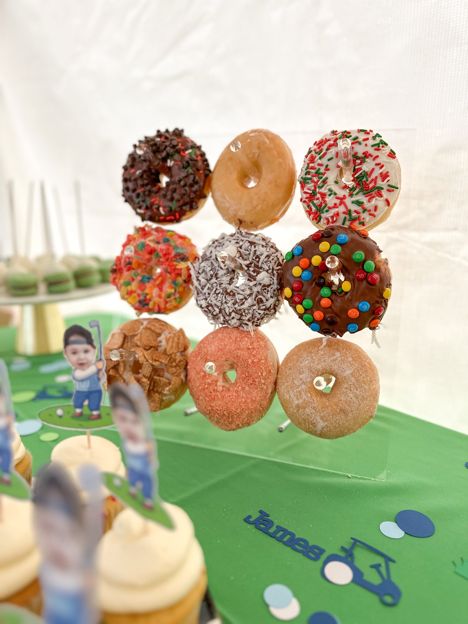 First birthday dessert table 🍩 

• golf party, hole in one, donut stand, amazon finds, masters party, Etsy, custom birthday details, baby birthday, kids birthday party 

#LTKparties #LTKbaby #LTKkids