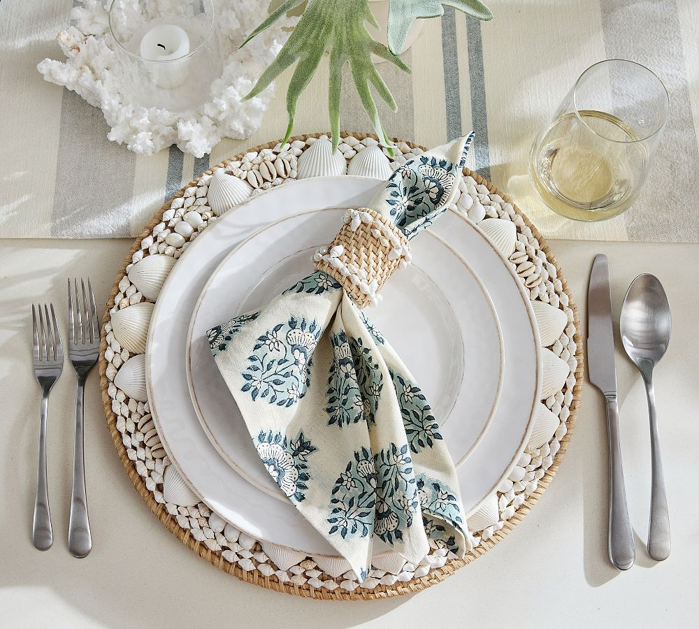 Tava Shell Napkin Ring | Pottery Barn (US)