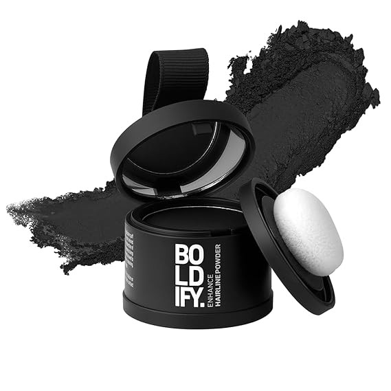 BOLDIFY Hairline Powder - Root Touch Up Hair Color for Gray Coverage - Bald Spot Concealing Hair ... | Amazon (US)