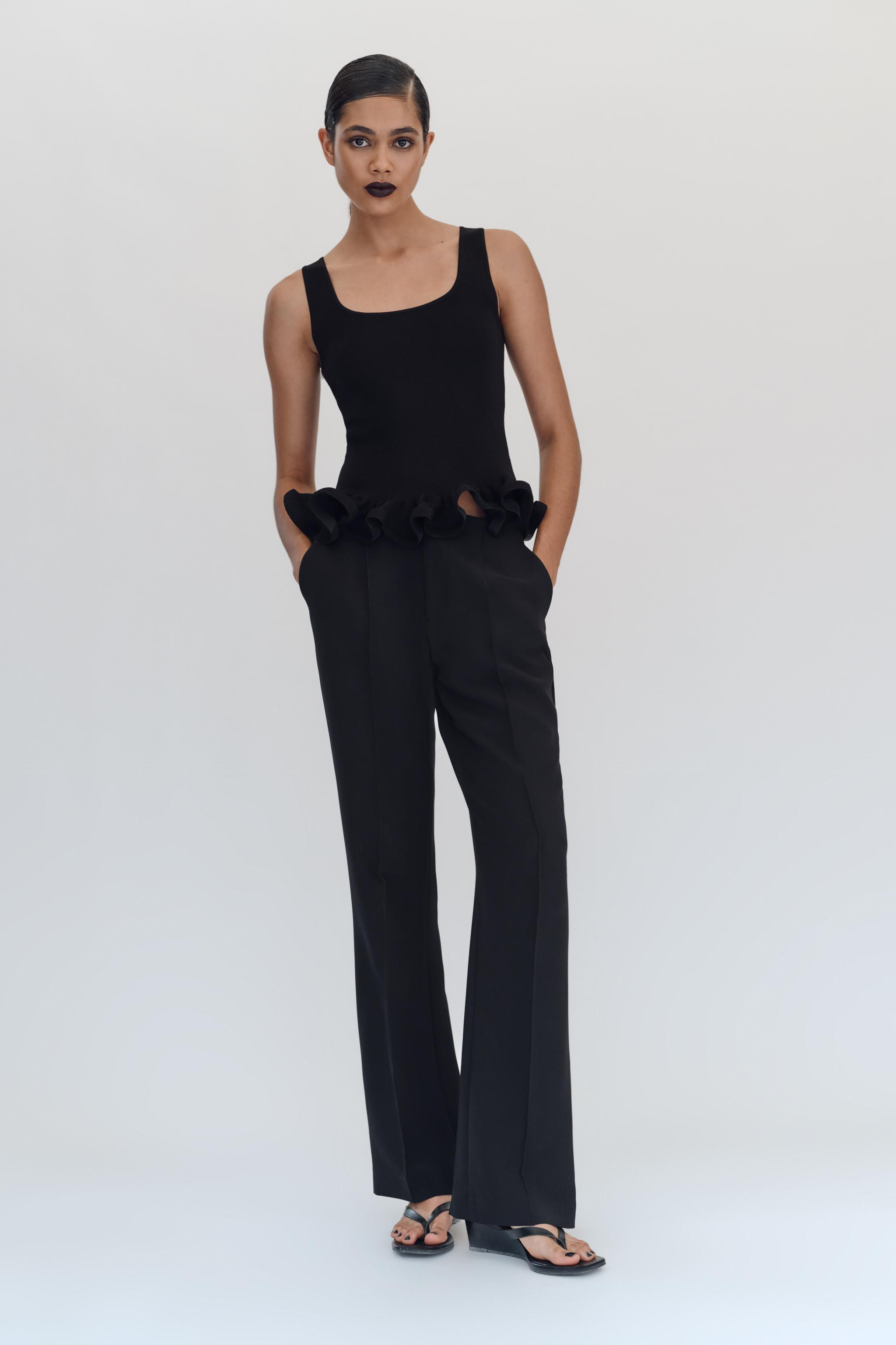 WAVE HEM KNIT TOP | Zara US