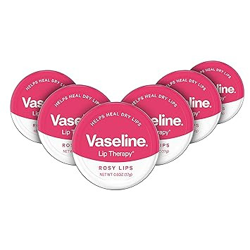 Vaseline Lip Therapy Lip Balm Tin Rosy Lips 0.6 oz 6 Count | Amazon (US)