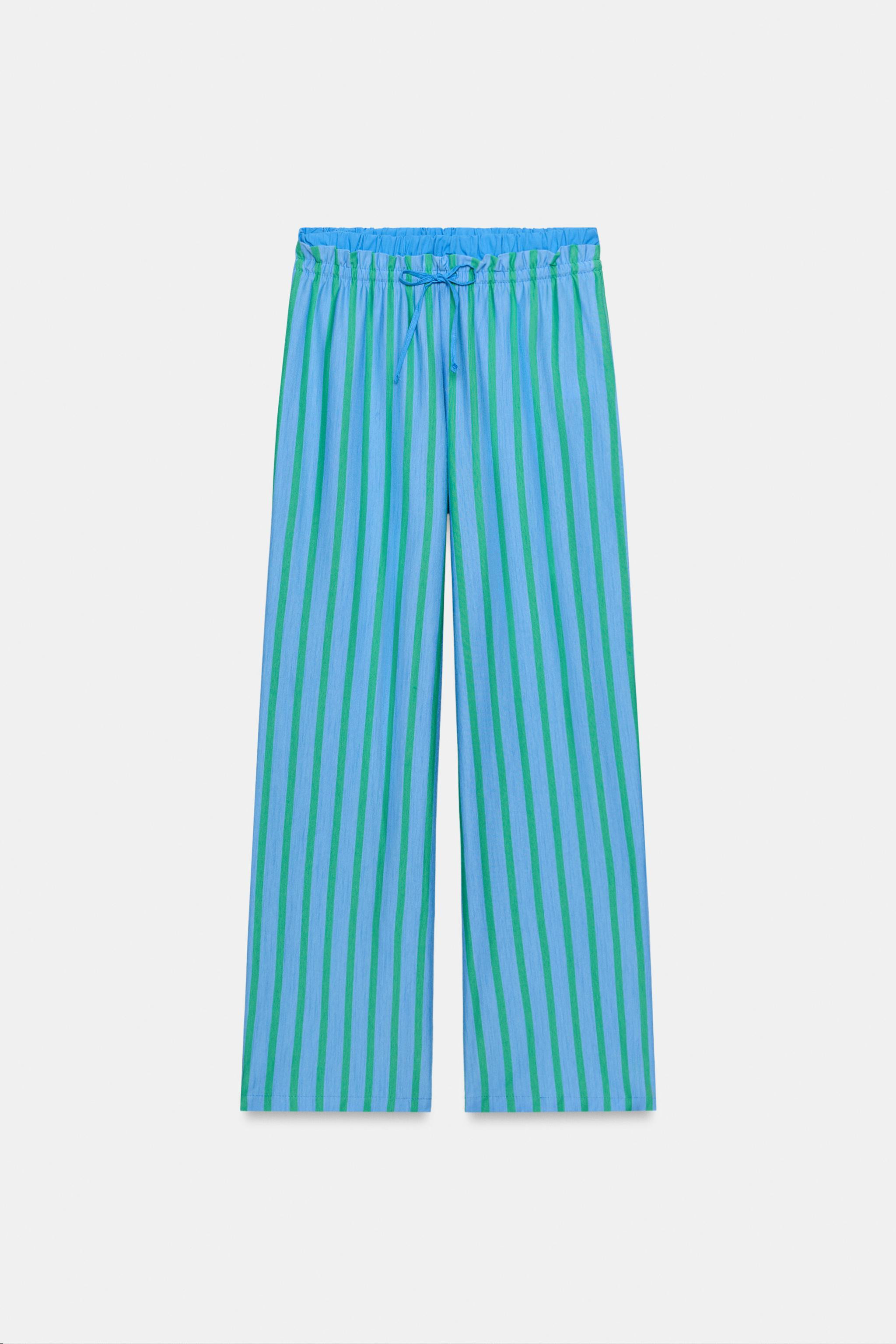 STRIPED PALAZZO PANTS | Zara US