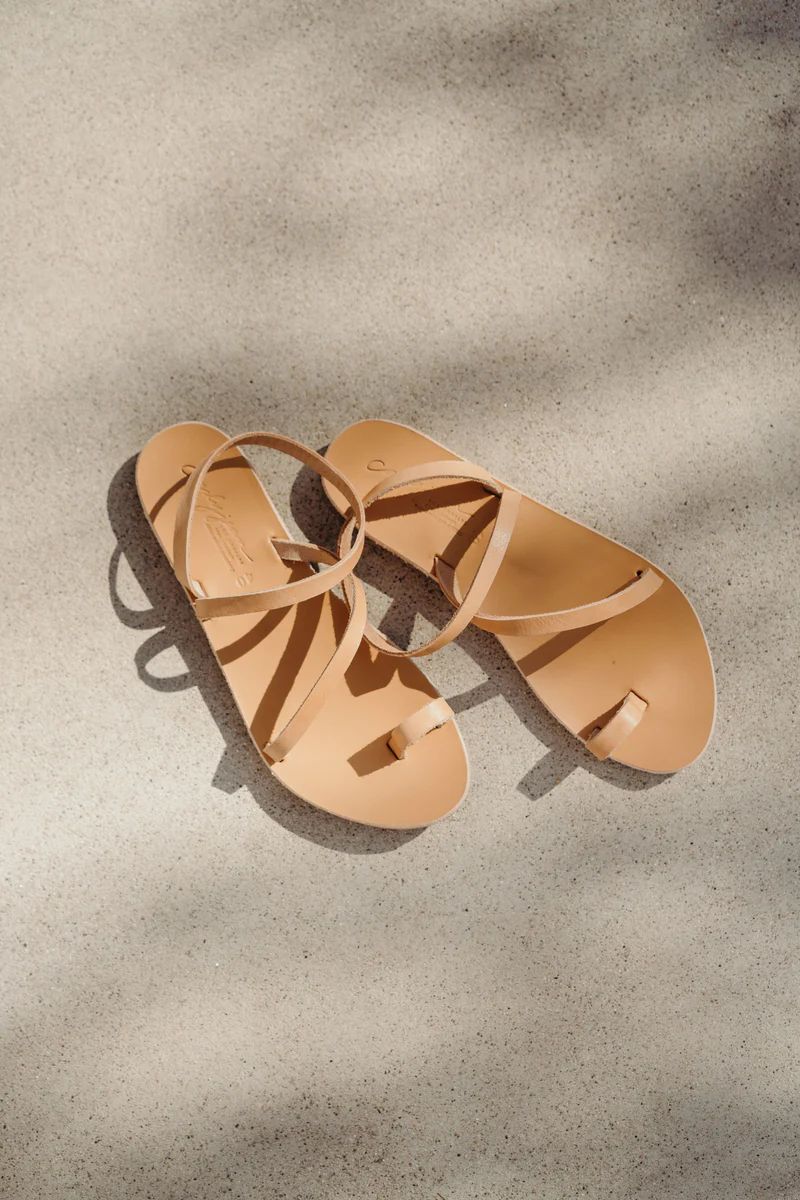Rhodes Sandals, Tan | Carly Jean Los Angeles