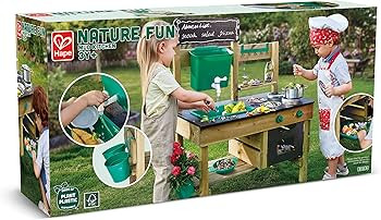 Hape Outdoor Kitchen | Mud Kitchen Wooden Toy Playset With Accessories, for Children Ages 3+ Year... | Amazon (US)