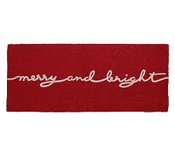 Merry & Bright Doormat | Pottery Barn (US)