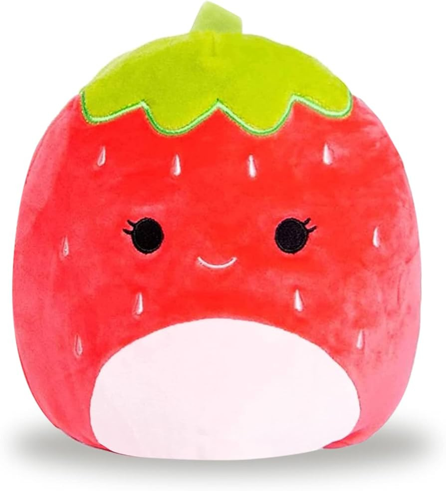 DUBANJOWE 1 Pcs Strawberry Plush Toys, Soft Strawberry Stuffed Plush Doll Pillow, Cute Home Decor... | Amazon (US)