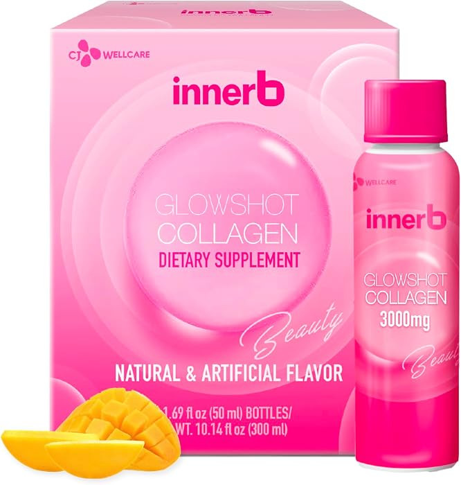 CJwellcare Innerb Glowshot Collagen (10.1 fl oz, 6 Servings) - Marine Liquid Collagen for Women, ... | Amazon (US)