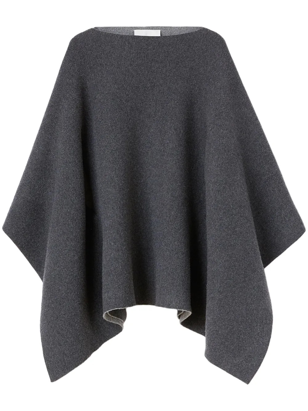 Jil Sander boat-neck wool-blend Cape  | Grey | FARFETCH JO | Farfetch Global