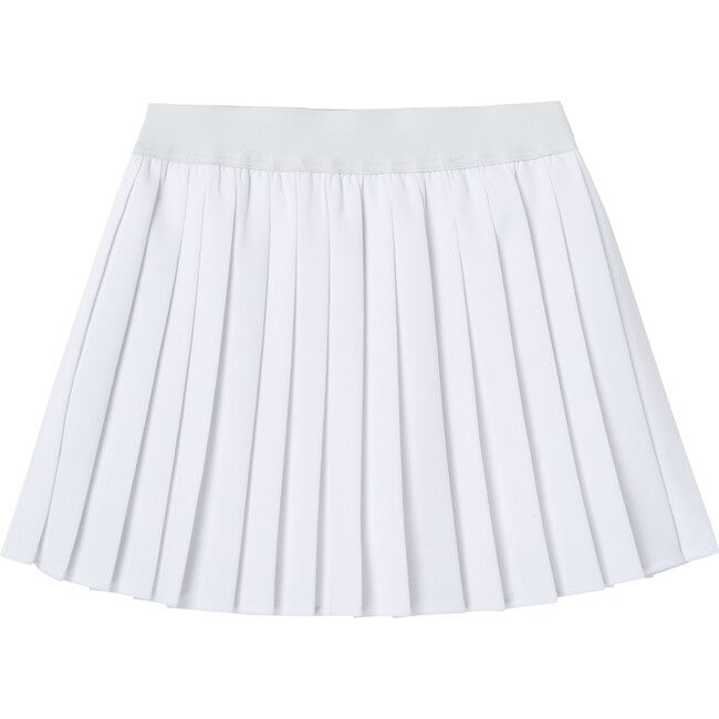 Truce | Pleated Tennis Skort, (White, Size 7Y) | Maisonette | Maisonette
