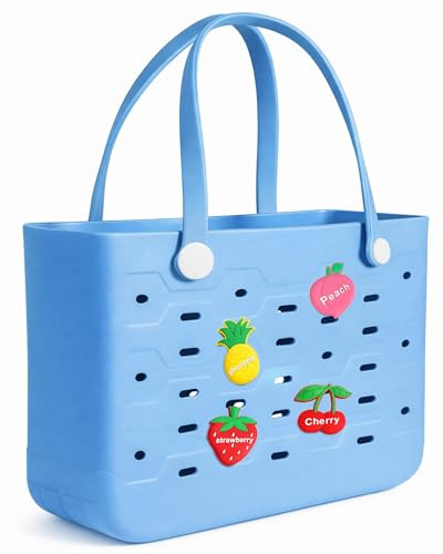 Beach Tote Bag for Women - Chic & Durable EVA Rubber Beach Bag Waterproof, Sandproof Cave Bags, L... | Amazon (US)