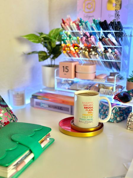 My safe space 💜  

Desk decor | desk Accessories | planner accessories | desk set up | desk organizer | markers

#LTKhome #LTKunder50 #LTKGiftGuide