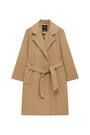 BELTED LONG COAT | PULL and BEAR UK