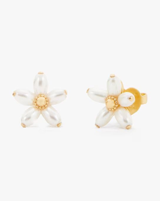 Fresh Squeeze Pearl Flower Studs | Kate Spade (US)