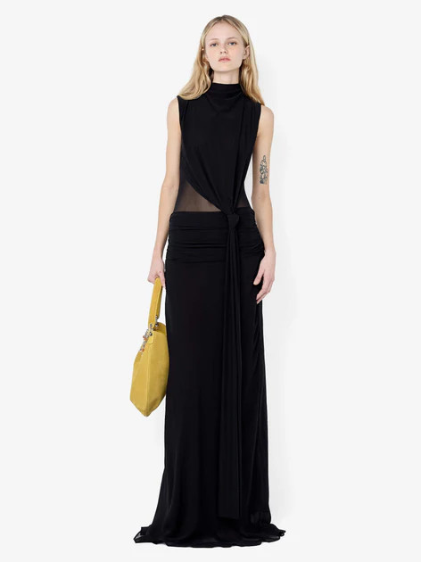 CASSIS KNOT MAXI DRESS - BLACK | Bec & Bridge (Global)