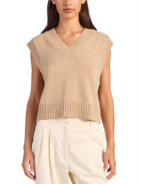 Academy Brand Maple Knit Vest | David Jones | David Jones (Australia & New Zealand)
