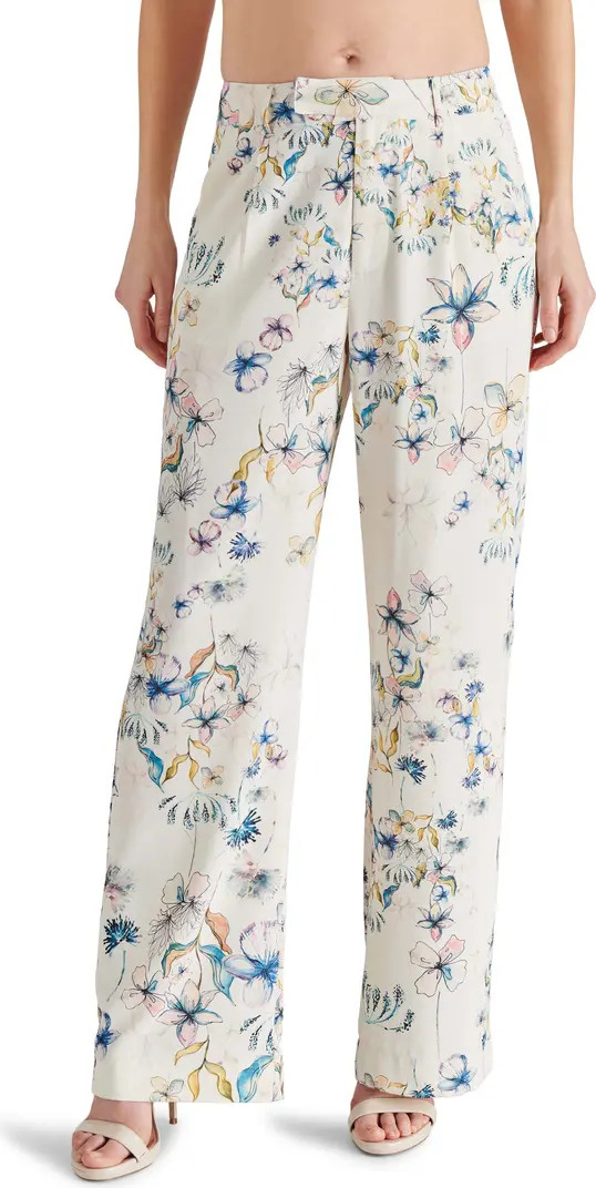 Steve Madden Denia Floral Print Wide Leg Pants | Nordstrom | Nordstrom