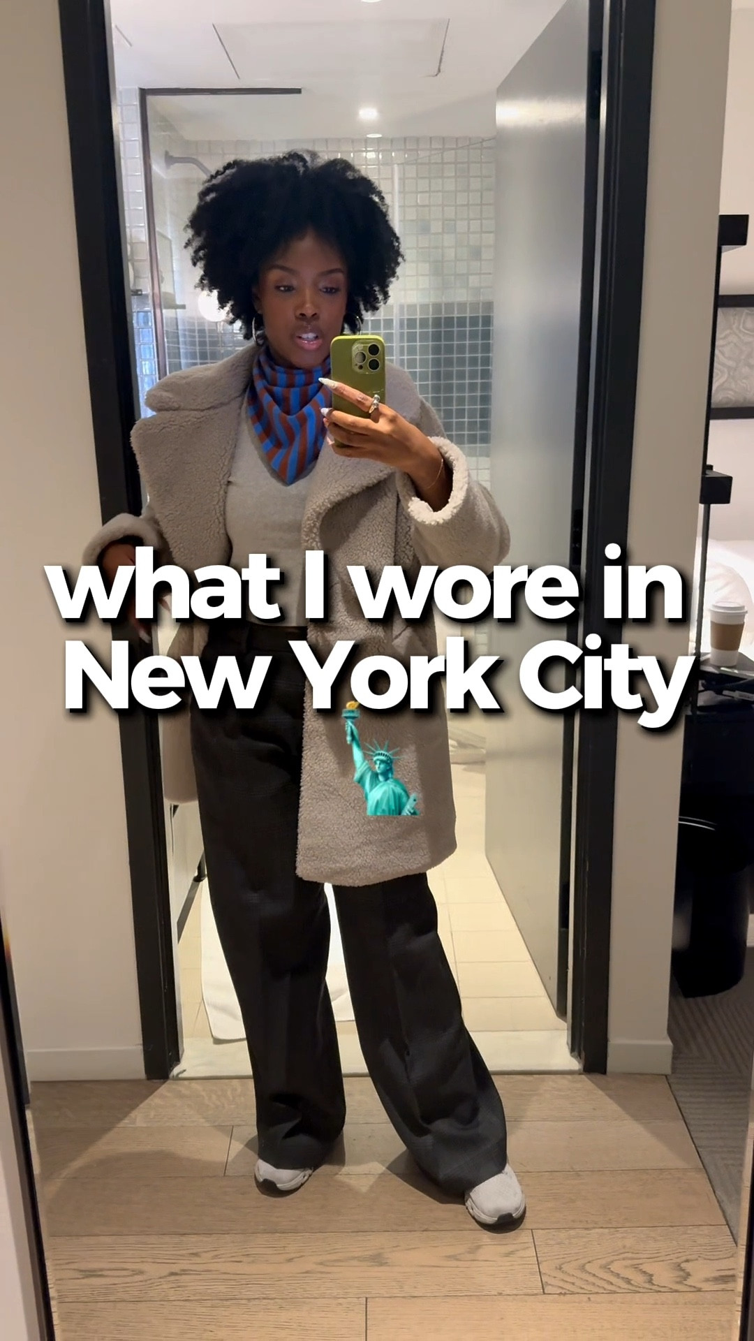 Staying warm in #nyc this #winter and i ordered the TALL pants! 

#LTKSeasonal #LTKTall