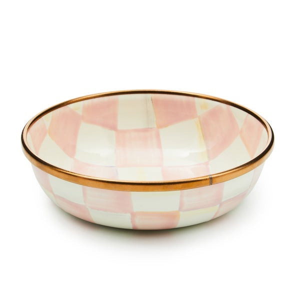MacKenzie-Childs Rosy Check Relish Dish | MacKenzie-Childs