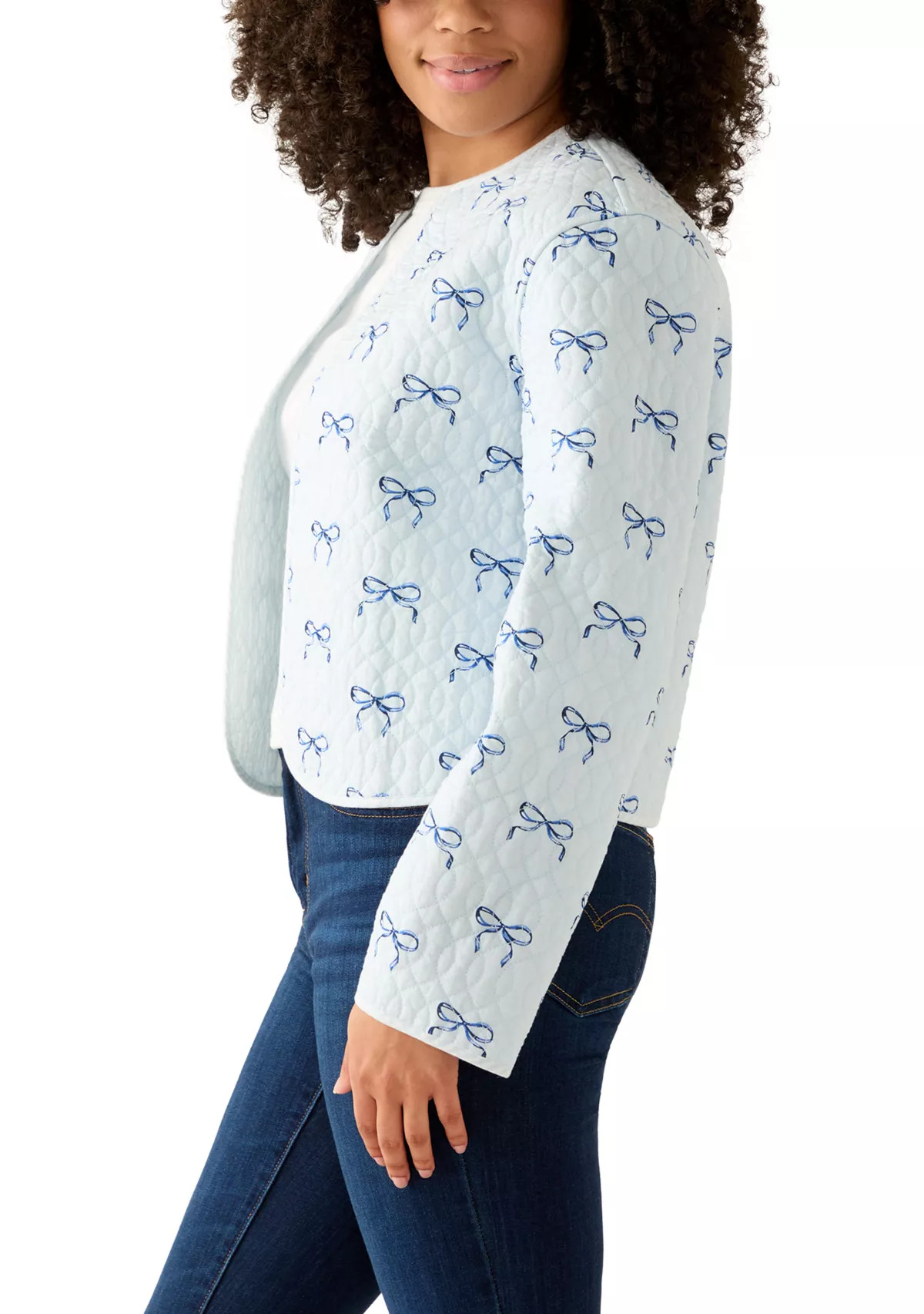 Long Sleeve Quilted Reversible Jacket | Belk