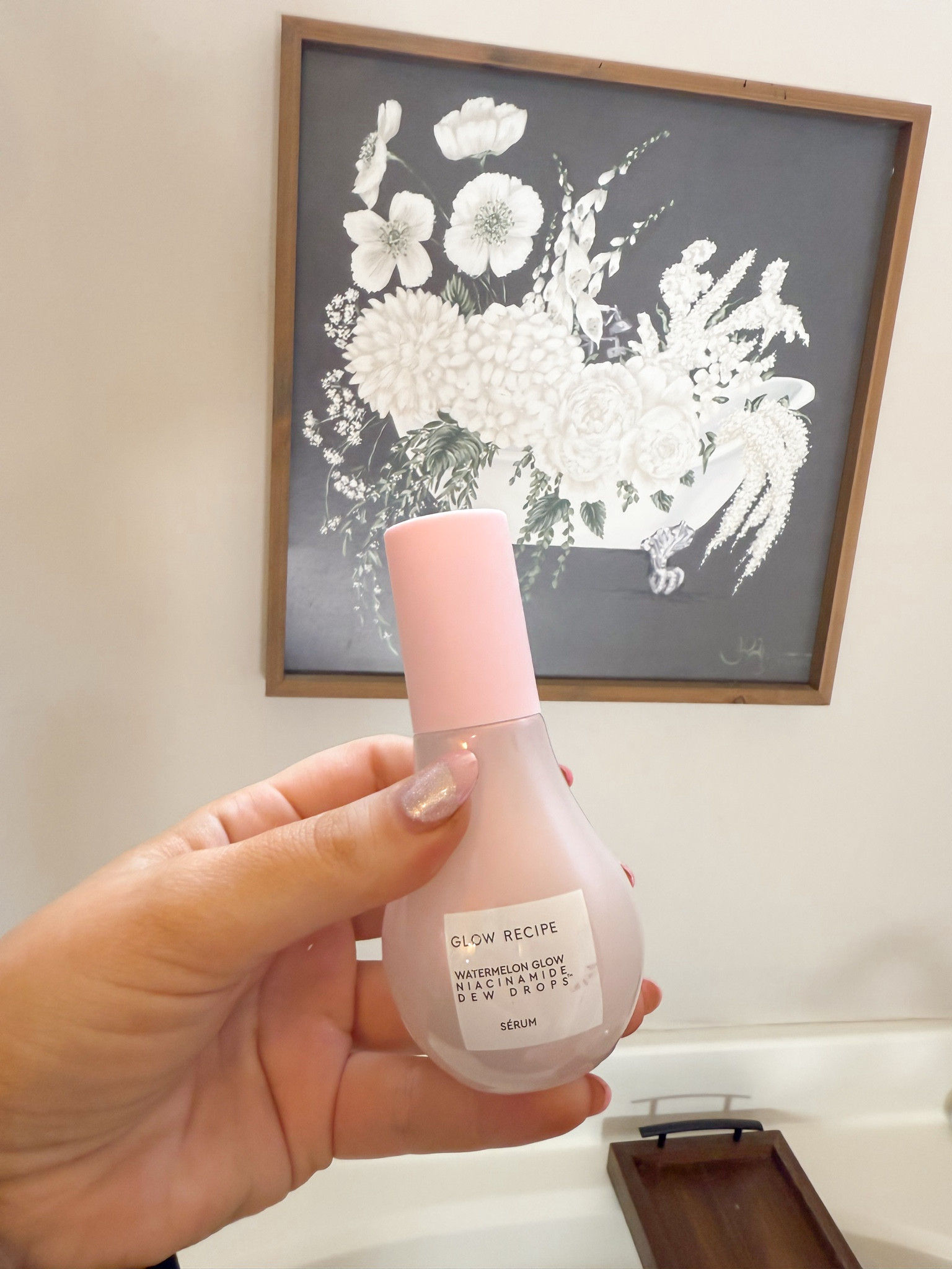 these glow recipe dew drops go SO well under your makeup before primer! my skin has never felt more hydrated! my husband said “i’m not kidding you look younger” after i’ve used all of this new skincare im showing yall! haha 

#LTKBeauty #LTKOver40 #LTKU