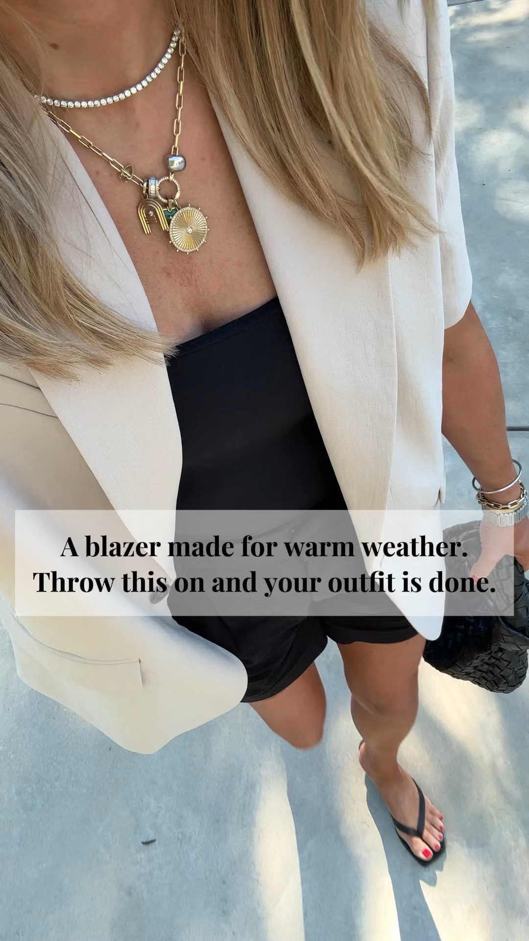 Fashion Jackson, summer outfit, summer blazer, linen shorts

#LTKOver40 #LTKSeasonal #LTKootd