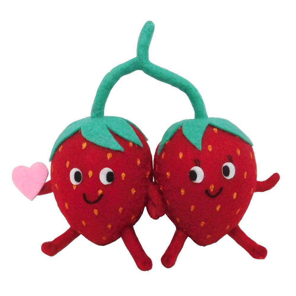 Felt Figural Valentine's Strawberry - Spritz™ | Target