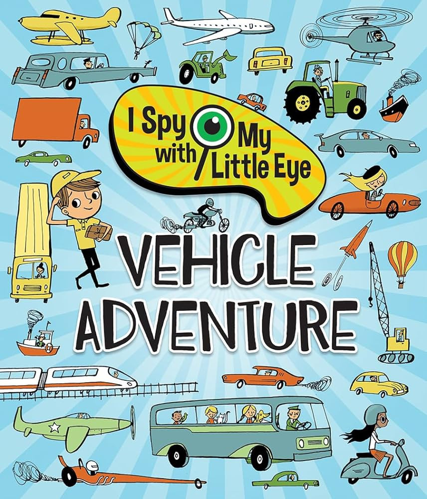 I Spy With My Little Eye Vehicle Adventure - Kids Search, Find, and Seek Activity Book, Ages 3, 4... | Amazon (US)