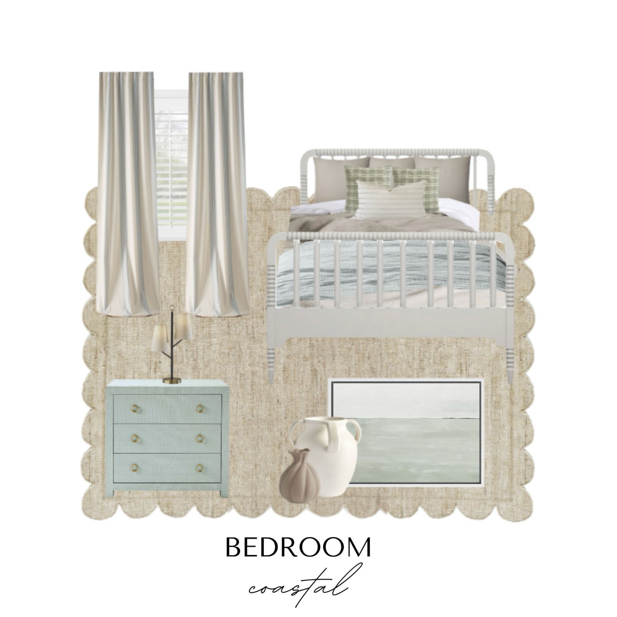 Girls coastal bedroom

#LTKkids #LTKhome