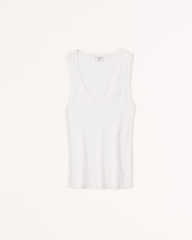 Scoopneck Skimming Sweater Tank | Abercrombie & Fitch (US)