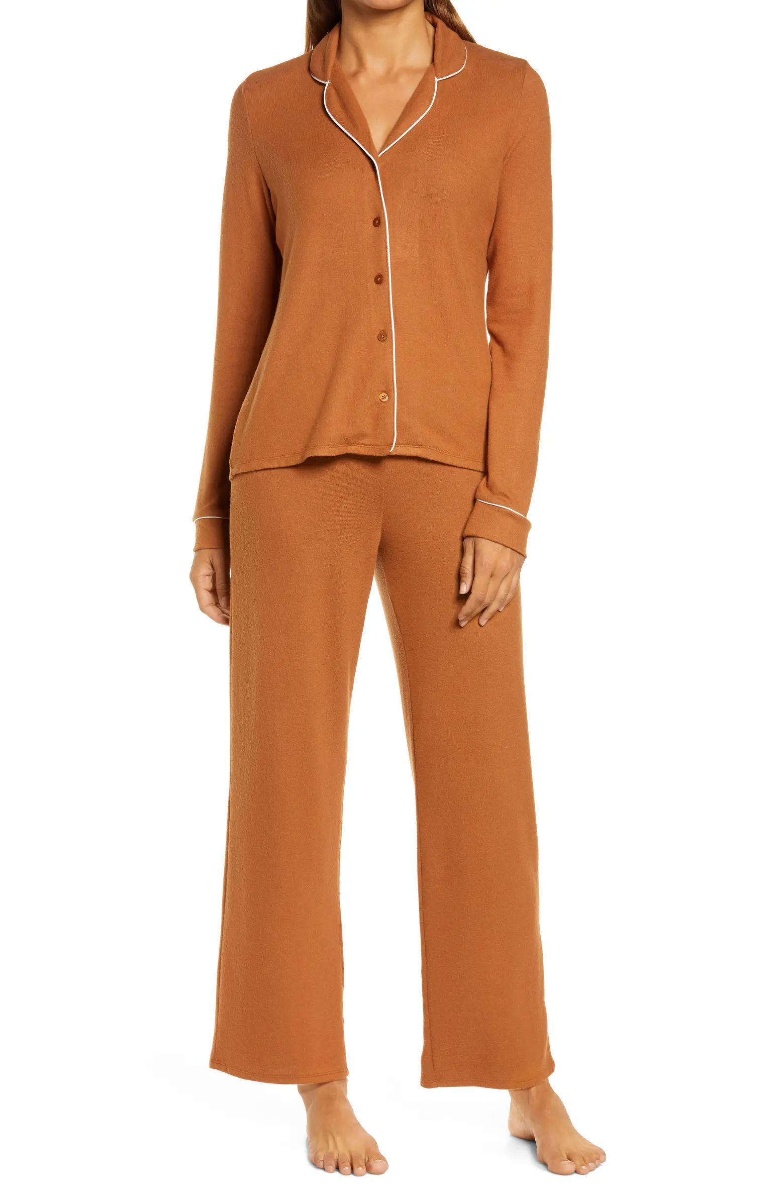 Nordstrom Brushed Hacci Pajamas | Nordstrom | Nordstrom